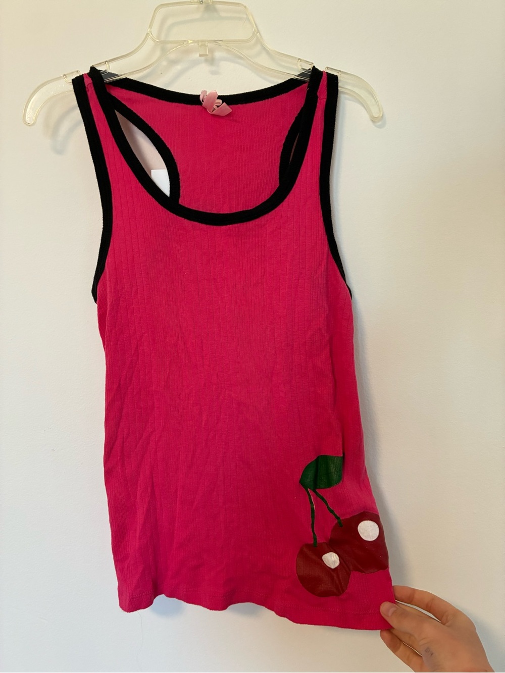 Emo y2k cherry tank top